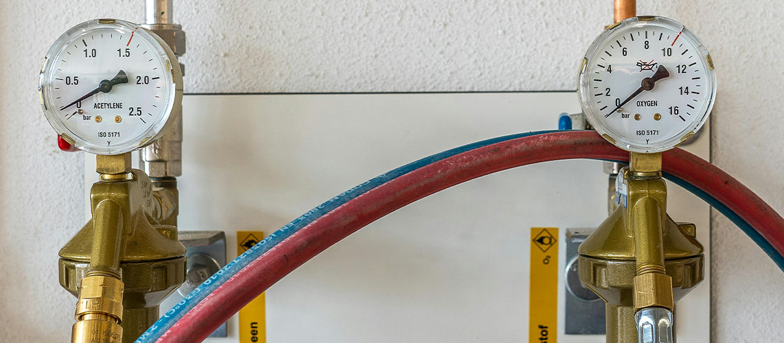 tuyauterie gaz baromètre