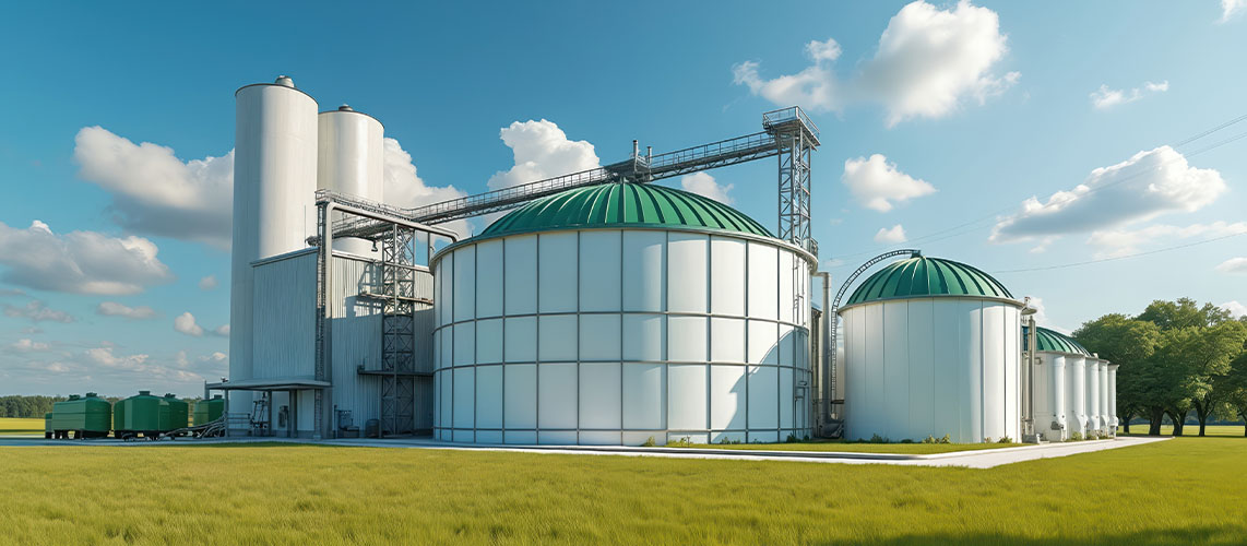 méthanisation champs silos