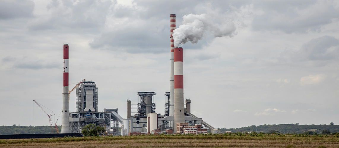 usine gaz effet de serre pollution