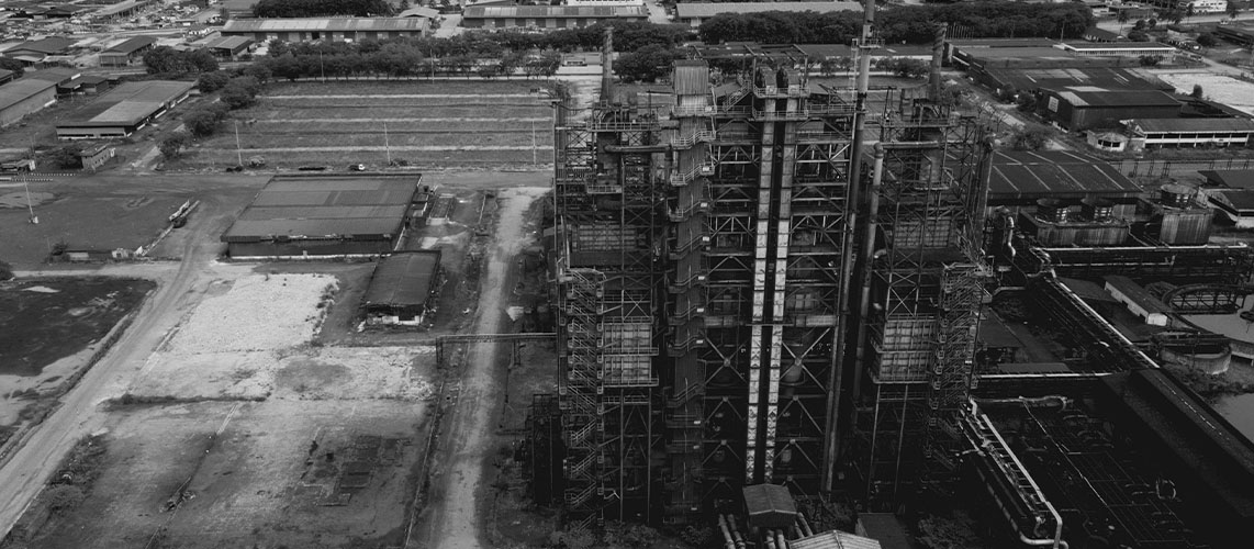usine vue aérienne