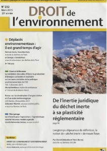 droit de l'environnement n° 232 mars 2015