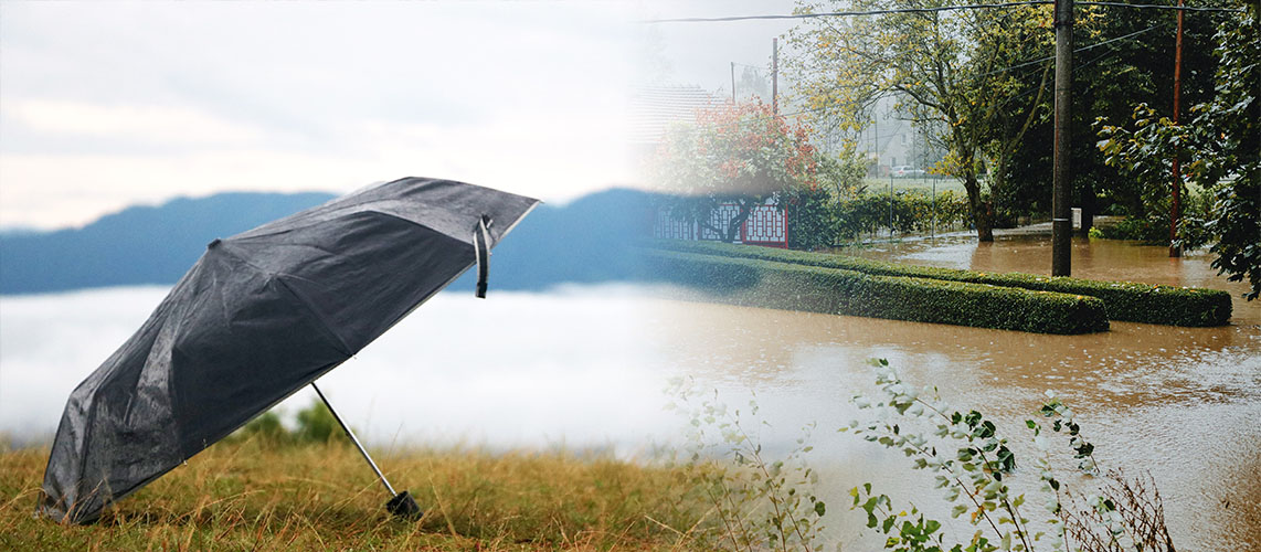 parapluie inondation