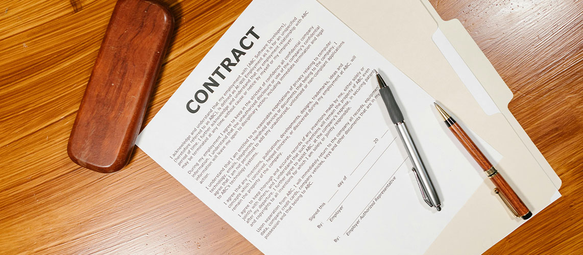 contrat table