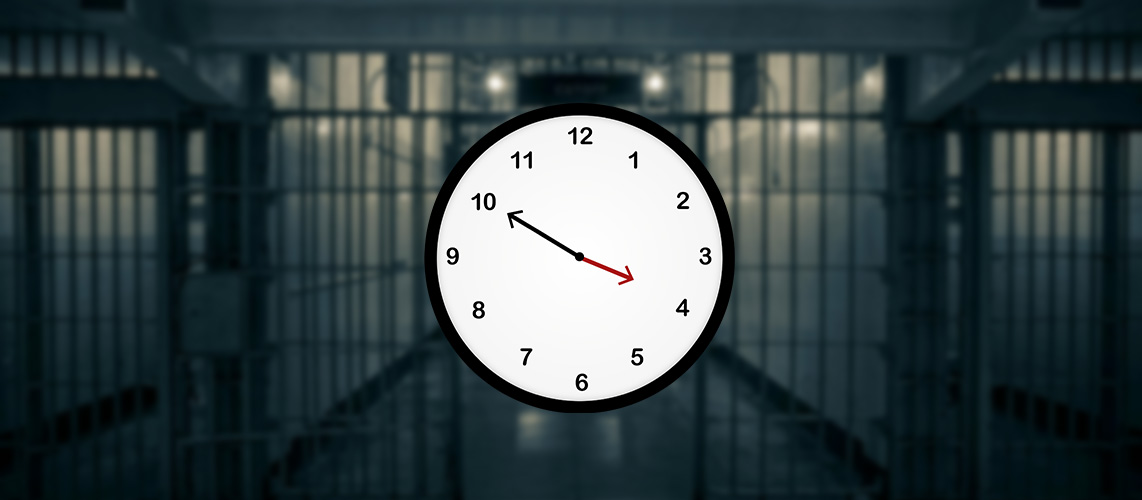 horloge prison délai