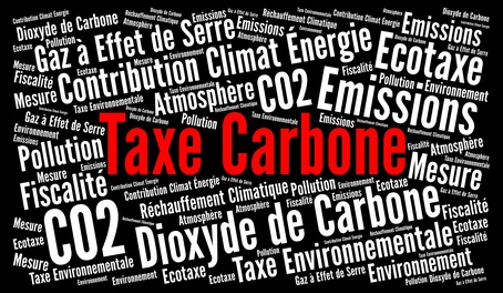 Taxe carbone nuage mots