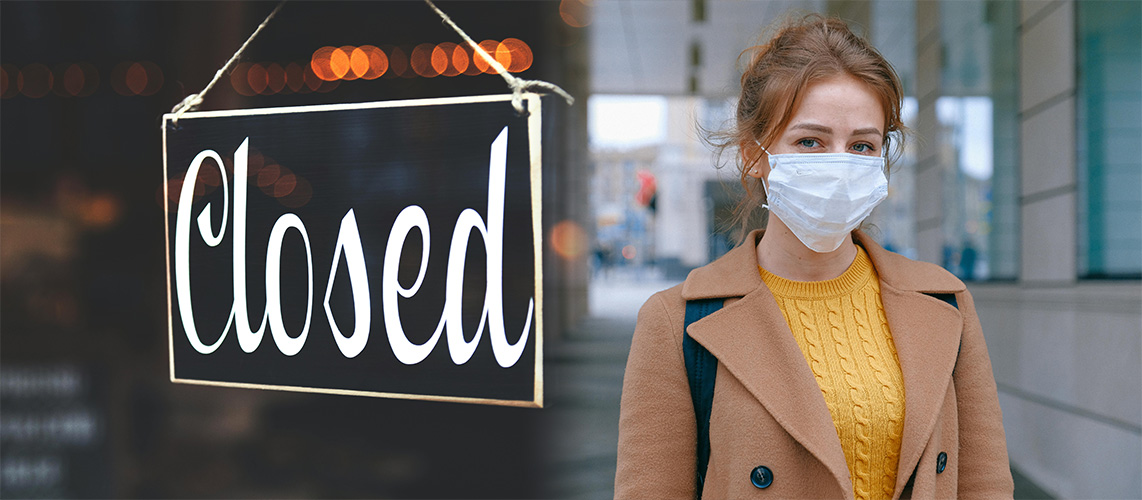 fermeture covid masque