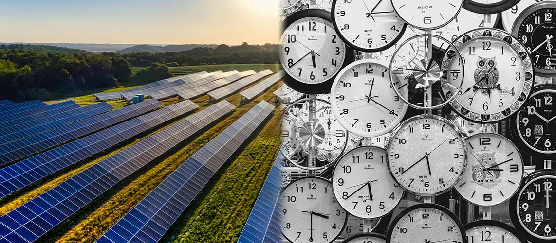 photovoltaïque horloges