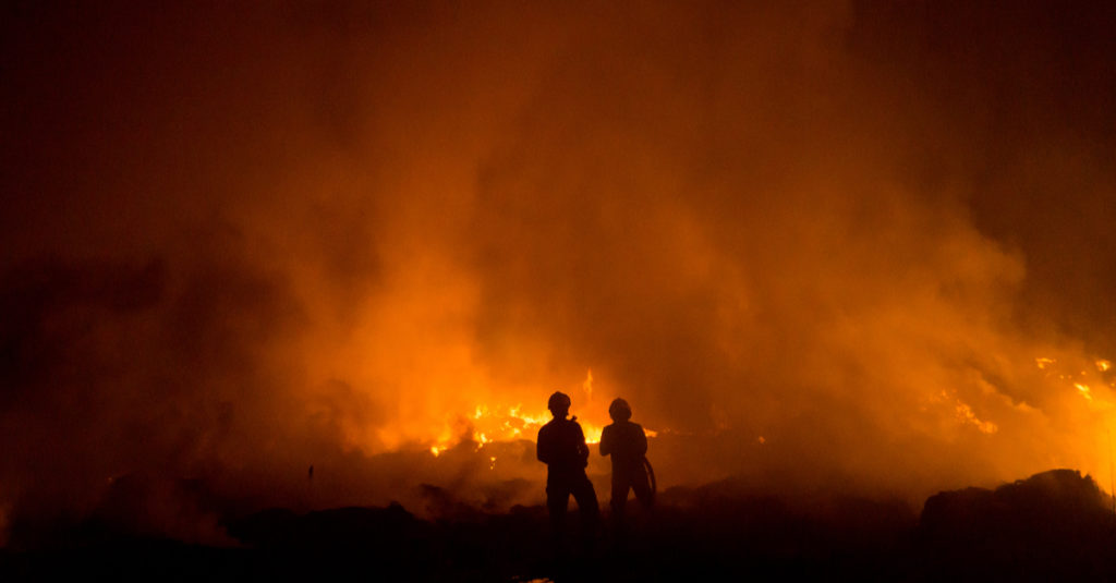 pompiers incendie