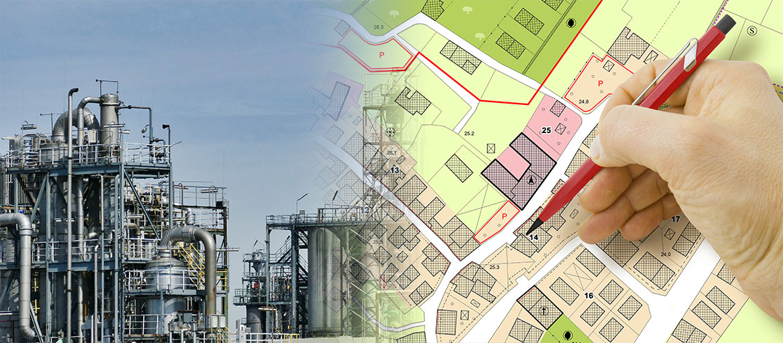 zonage plan local urbanisme usine