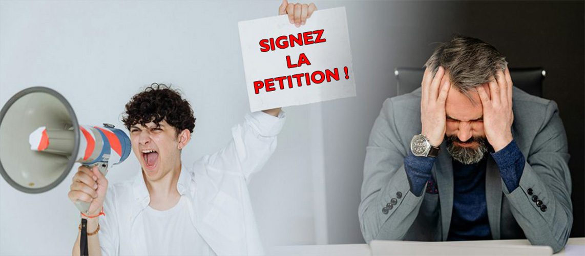 contestation pétition harcèlement moral