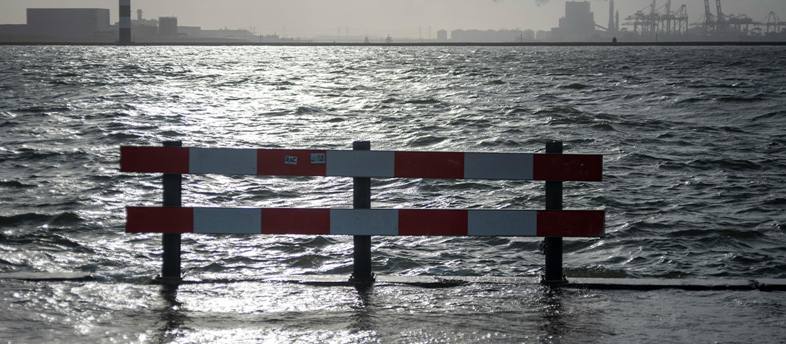 gestion des inondations barrière