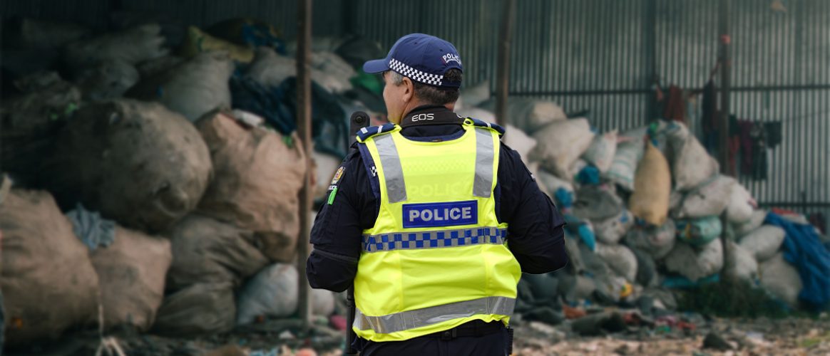 police des déchets
